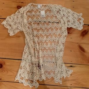 NWT - Crochet Kimono